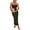 Army Green, variant on Women's Bodycon Long Dresses Summer Strapless Tube Twist Knot Front Ribbed Knit Maxi Cocktail Dress with Slit
