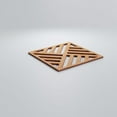 thumbnail image 4 of Ekena Millwork 7 3/8"W x 7 3/8"H x 1/4"T Extra Small Allen Decorative Fretwork Wood Wall Panels, Alder, 4 of 18
