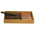 HankStar Solid Spanish Cedar Cigar Tray with One Adjustable Divider