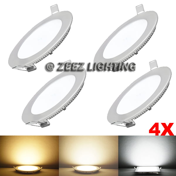 Cool White 18W Round LED Recessed Ceiling Panel Down Lights Bulb Lamp Fixture MY 