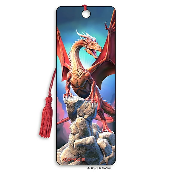 Royce 3D Bookmark - Red Dragon, (Hardcover)