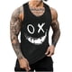 thumbnail image 1 of Camisetas de Tanque de los Hombres Tanque de los Hombres Incolor Gradiente de Impresión Cuello Redondo Correa Delgada Fuga Atrás Regular Casual Deportes Blusas de Tanque, 1 of 5