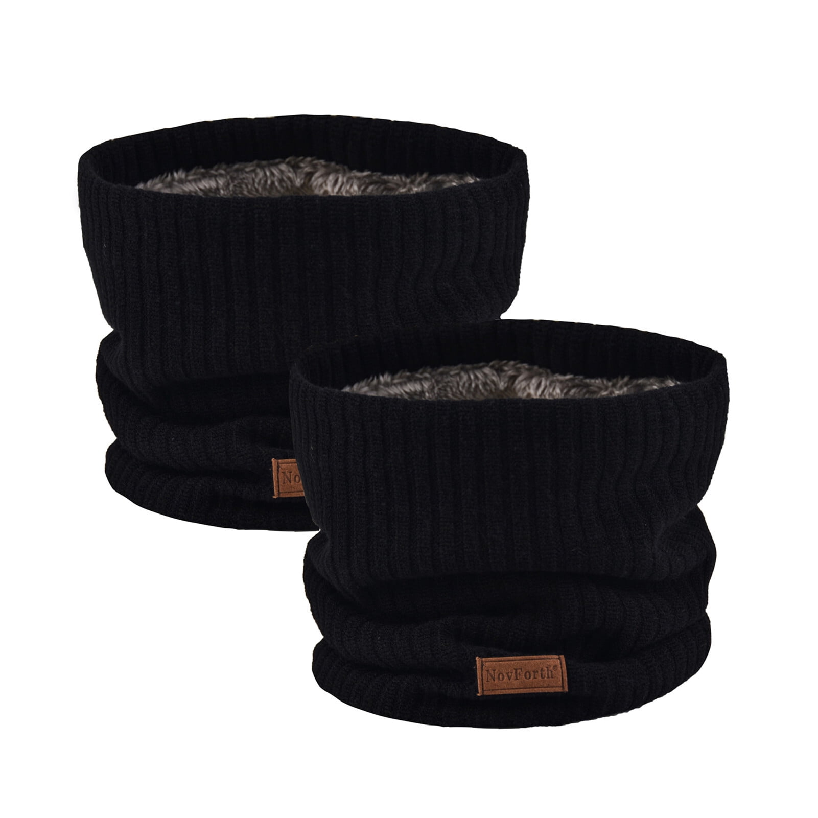 NovForth Winter Neck Warmer Men Ski, Neck Gaiter Face Scarf Women,Knitting Fleece Scarf Gaiter