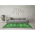 thumbnail image 3 of Ahgly Company Indoor Rectangle Persian Emerald Green Traditional Area Rugs, 7' x 10', 3 of 4