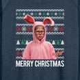 thumbnail image 3 of A Christmas Story - Merry Christmas - Women's Lightweight French Terry Long Sleeve Shirt, 3 of 5