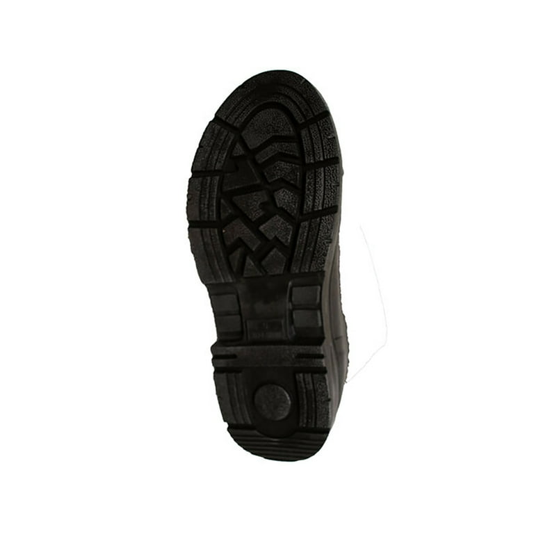 Men s 16 Cement Rubber Boot Steel Toe Black Walmart