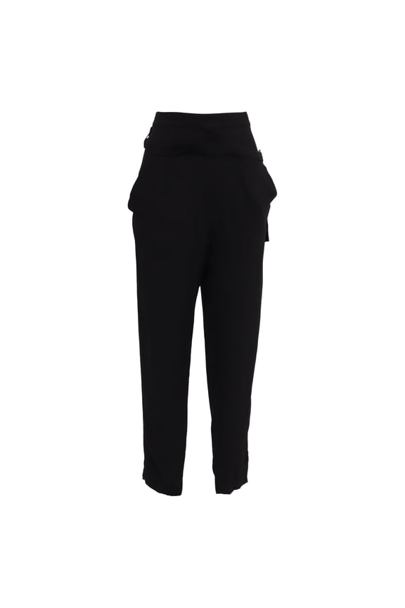 Pre-Owned Proenza Schouler Trousers in Black Viscose
