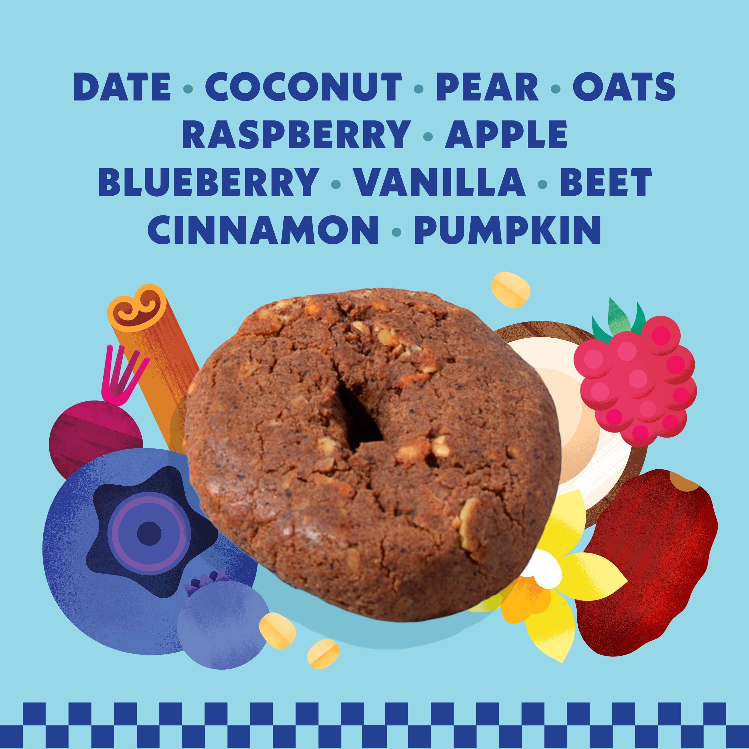 Once Upon a Farm Organic Power Wheel Kids' Snack Bars, Blueberry Crumble, 8ct