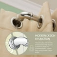 thumbnail image 5 of Rod Desyne 1 inch Industrial Pipe Style Blackout Curtain Rod 28-48 inch - Bronze, 5 of 6