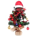 thumbnail image 1 of Árbol de Navidad BSTCRAFT Mini de 56 cm, verde, con luces y adornos, 1 of 6