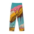 thumbnail image 3 of Lsque Melting Banana Fantasy Print Men's Pajama Pants, Lounge Pant - Comfortable Home Wear,Elastic Waistband, Stylish Design-X-Large, 3 of 9