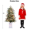 thumbnail image 2 of Goldensoil Pre-lit Mini Christmas Tree, Artificial 3ft Tabletop Christmas Tree, Style 2, 2 of 9