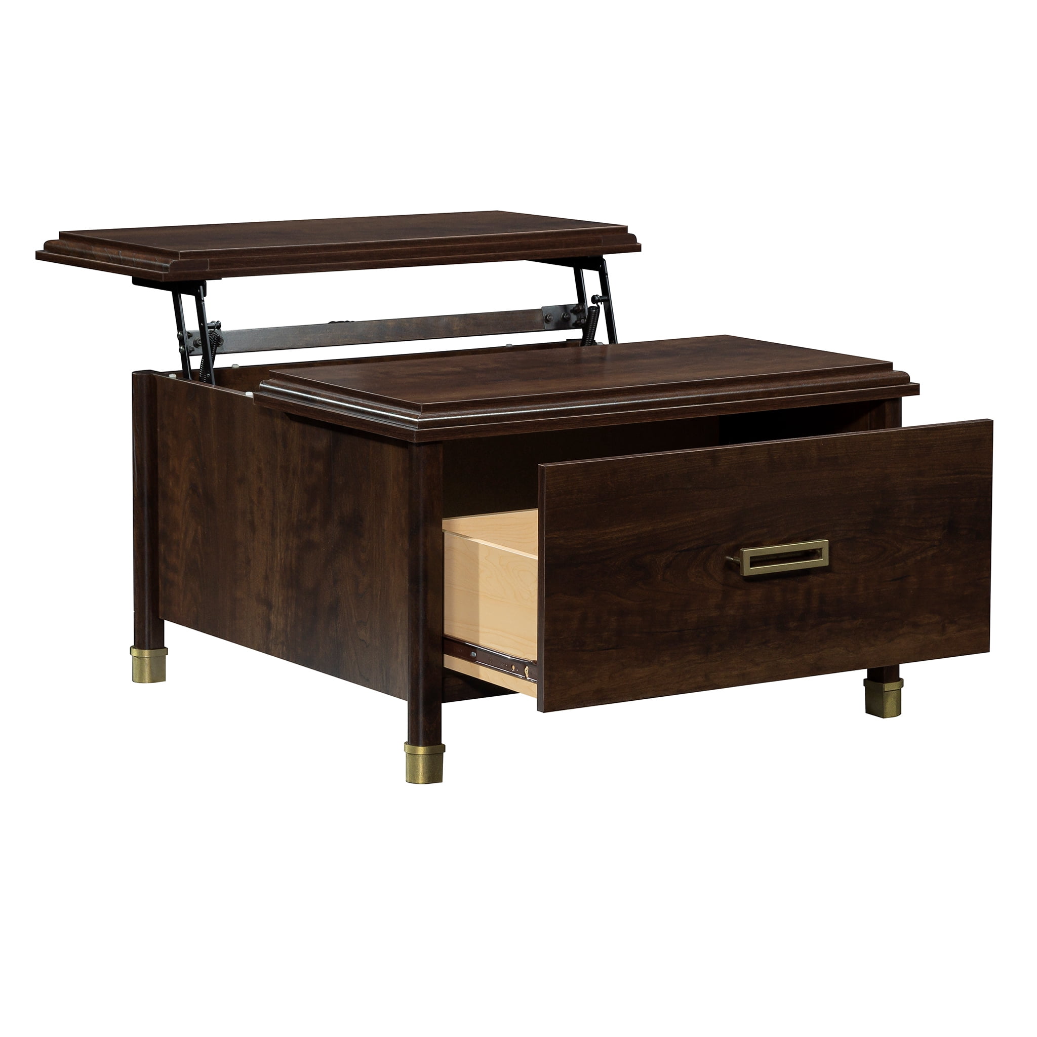 1934 Collection, by Sauder Lift-Top Coffee Table, Deco Cherry Finish