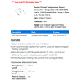 thumbnail image 2 of Engine Coolant Temperature Sensor Connector - Compatible with 2002 GMC Sierra 1500 Extended Cab Pickup 4-Door 6.0L V8 LQ4 VIN U, 2 of 2