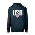 thumbnail image 2 of Youth Levelwear Navy USMNT Podium Mascot Pullover Hoodie, 2 of 3