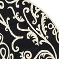thumbnail image 3 of Safavieh Soho  Round Rug in Black / Ivory, 3 of 5