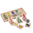thumbnail image 2 of [Yuexinghui] 1 Tablero Logarítmico De Aprendizaje De Emparejamiento De Números Pequeños De Inteligencia De Rompecabezas De Madera ANGGREK Educational Toys, 2 of 8