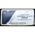 thumbnail image 1 of Marco para Placa Mercedes Benz de Acero Inoxidable Pulido, 1 of 1