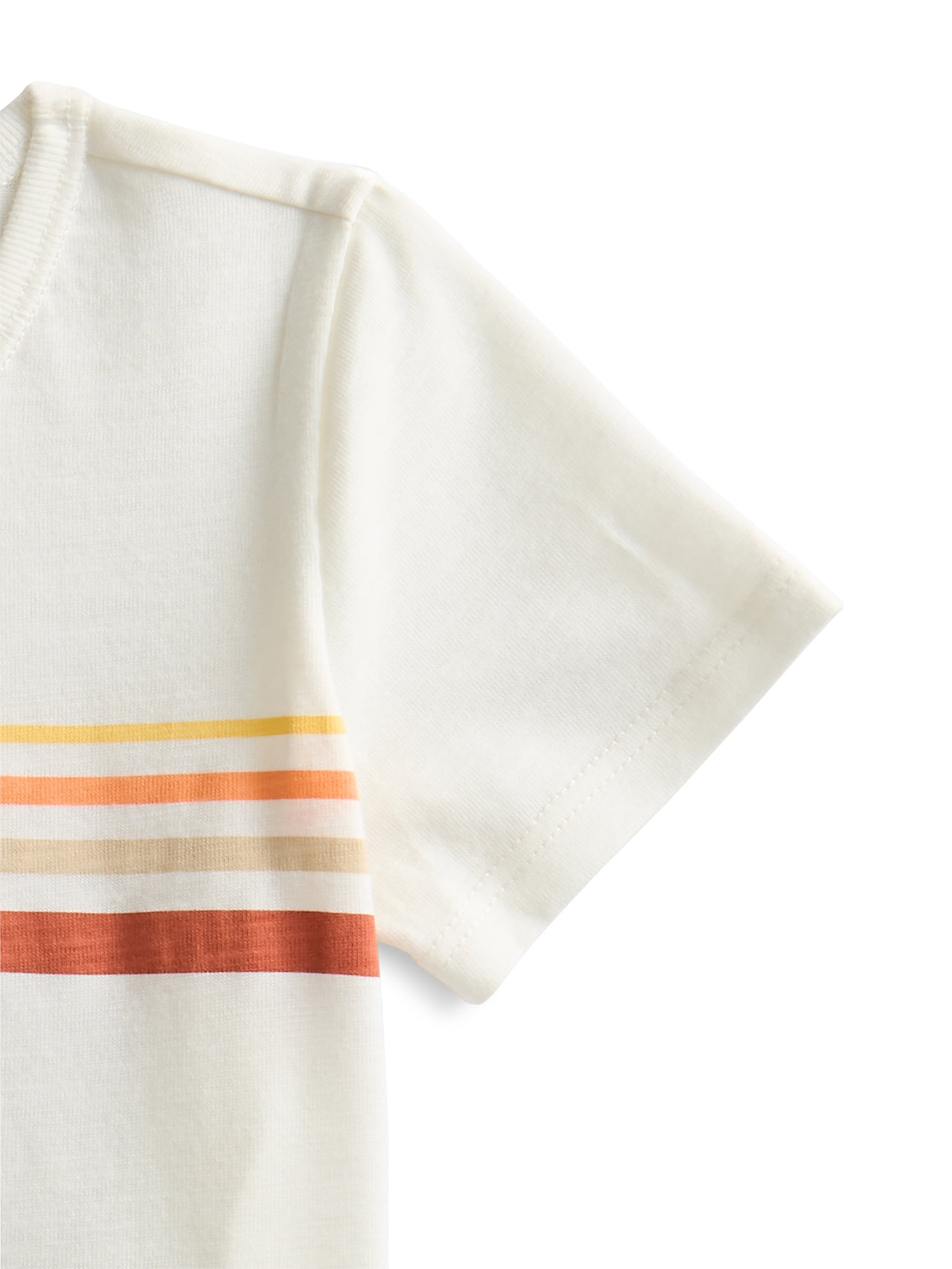 Wonder Nation Baby Boys Henley Tee with Short Sleeves, Sizes 0M-24M