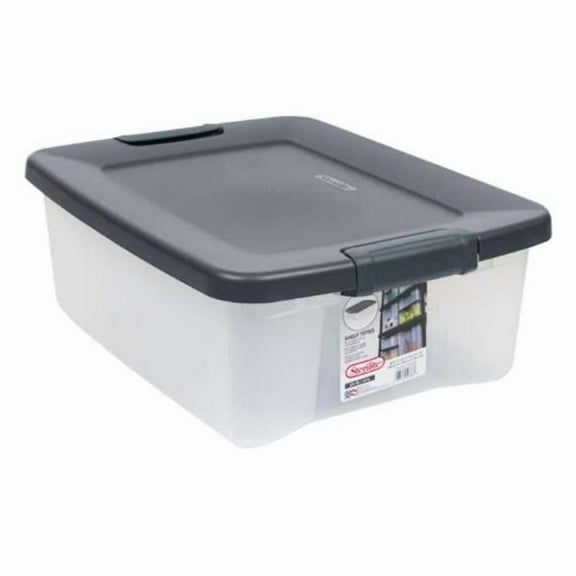 DDI 2382006 Sterilite Clear Shelf Totes - Case of 6