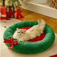 thumbnail image 5 of putnchl Christmas Cat Bed For Indoor Cats, Christmas Cat Tree Bed, Christmas Dog Bed, Christmas Tree Cat House Self-Warming, Christmas Tree Cat Bed, Christmas Cave Bed, 5 of 5