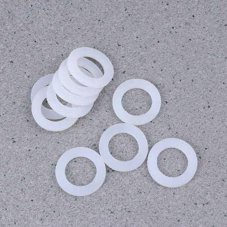 10 PCS Sealing Ring Silicone Gasket Hose Washer Replacement 10pcs White