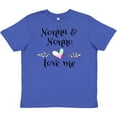 thumbnail image 3 of Inktastic Nonna and Nonno Love Me- Heart Grandchild Youth T-Shirt, 3 of 5