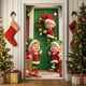 thumbnail image 4 of Decoraciones navideñas, cortina navideña para puerta, banderines, fotos para exteriores, fiesta de Navidad, elfos, celebración, fondo decorativo, decoración colgante, cortina de poliéster de tela, 4 of 6