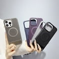 thumbnail image 7 of Luxury Cooling Case For iPhone 16 Pro Alloy Kickstand Wireless Charging Compatible with Mag-Safe Magnetic Heat Dissipation Shockproof Cover , Silver, 7 of 7