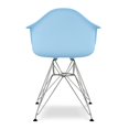 thumbnail image 5 of Aron Living Tower 18" Plastic and Chrome Steel Armchairs in Blue (Set of 2), 5 of 6
