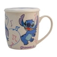 thumbnail image 3 of Taza de Cerámica con Tapa, Diseño Stitch Groove It, Lilo & Stitch, Colección Disney Clásicos, Capacidad 385 ml con Caja de Regalo, 3 of 9