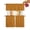 Burnt Orange, variant on Red Stars Modern Kitchen Curtains Sets 36 Inch Length Tier Curtain, Farmhouse Modern Art Rod Pocket Window Treatments, Window Valance Curtains for Bathroom/Bedroom/Cafe 3 Panels