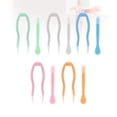 thumbnail image 3 of Pinzas y extractor de lentes con ventosa para viajes y uso doméstico (verde, azul, rosa, naranja y blanco), 3 of 3