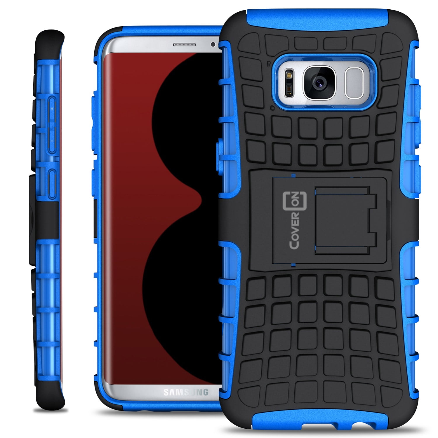 CoverON Samsung Galaxy S8 Case, Atomic Series Slim Protective Kickstand Phone Cover