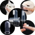 thumbnail image 3 of Baby Finger Toothbrush,transparent Food Grade Silicone Teeth Cleaner Oral Cavity Cleaning Brush With Storage Case For Infant Kids Toddler(6pcs-white), 3 of 5