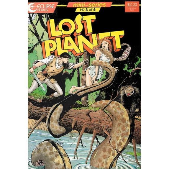 Lost Planet #3 VF ; Eclipse Comic Book