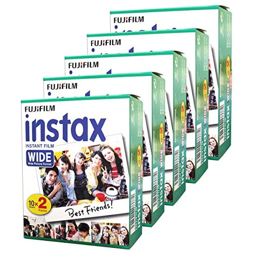 Fuji instax wide 5 confezioni doppie 100 Foto Per fujifilm Instax 210 300 100 ec 