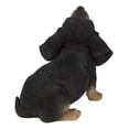 thumbnail image 4 of Estatua de cachorro de perro salchicha aullando Hi-Line Gift Ltd, poliresina, 4 of 7