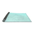 thumbnail image 2 of Ahgly Company Indoor Square Solid Light Blue Modern Area Rugs, 3' Square, 2 of 4