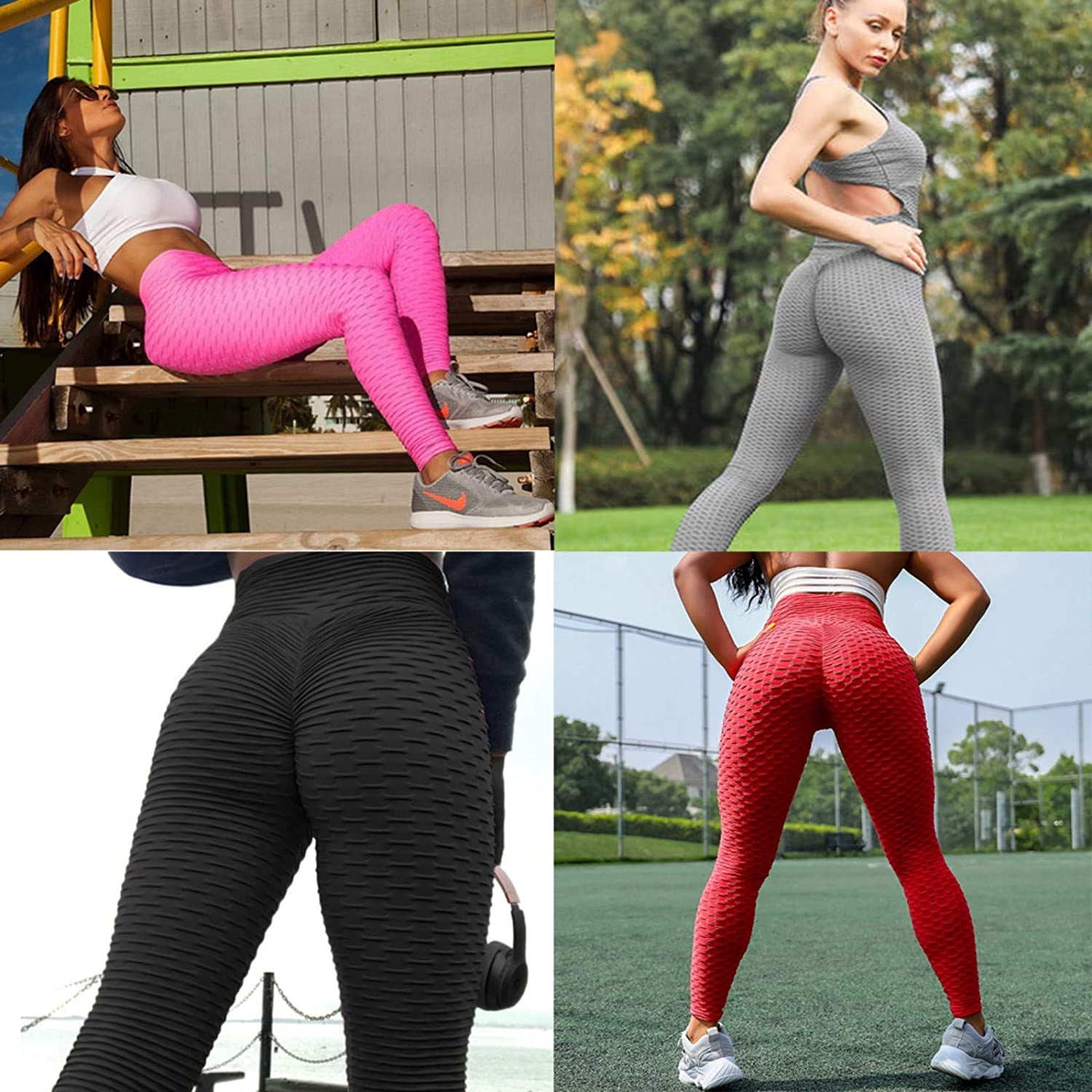 High Waist Yoga Pants for Women Tummy 
