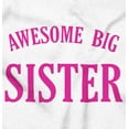 thumbnail image 2 of Cute Big Sister Older Sis Sibling Bodysuit Jumper Girls Infant Baby Brisco Brands NB, 2 of 6