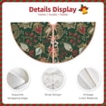 thumbnail image 3 of Haiem Red Leaves Pattern Christmas Tree Skirt Merry Christmas Party Christmas Tree Decoration,New Year Decorations-36", 3 of 6