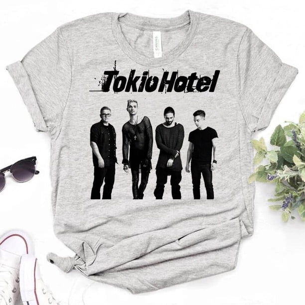 Tokio Hotel top Mujeres Japonés y2k Verano Femenino y2k Ropa Gráfica Japonesa