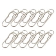thumbnail image 1 of 10 piezas de clips metálicos con forma de corazón, sujetapáginas multiusos para cuadernos, planificadores, marcadores y clips para estudiantes y profesionales, 1 of 7