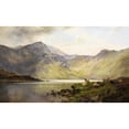 thumbnail image 2 of Alfred de Bréanski 14x10 Black Ornate Wood Framed Double Matted Museum Art Print Titled: Loch Lomond and Loch Katrine, 2 of 5