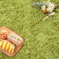 thumbnail image 3 of Homore Modern Area Velvet Rugs for Bedroom, 5.3' x 7.5' , Green, 3 of 7