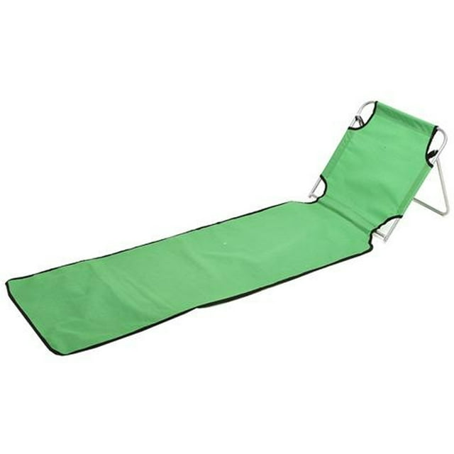 Portable Lounge Mat Chair Portable Folding Beach Chair Mat Beach Pool Picnics 57.5 In L 19.5 In W.(Green)