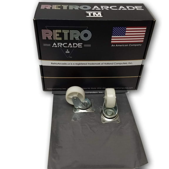 Foot wheel, Swivel Industrial Casters 2 inch wheels with ball bearings, 165 lbs