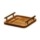 thumbnail image 3 of Bandeja de madera para servir, bandeja de exhibición moderna con borde, para té, bebidas, comida, decorativa, de madera Madera clara L, 3 of 9