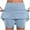 Blue, variant on Lcziwo Tennis Skirts for Women Athletic Workout Yoga Golf Skorts Lightweight Stretchy Fake Two Piece Skirts Tummy Control Summer 2025 Skorts Light Blue,S